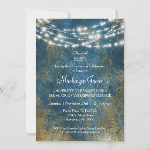 Einladung zur Blue Gold Lights Graduation Party