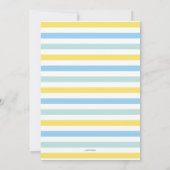 Einladung zur Blue Pool Party (Rückseite)