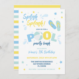 Einladung zur Blue Pool Party