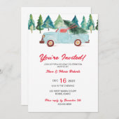 Einladung zur Blue Truck Holiday Party (Vorne/Hinten)
