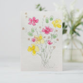 Einladung zur Blume (Stehend Vorderseite)