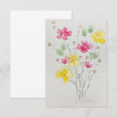 Einladung zur Blume (Vorne/Hinten)