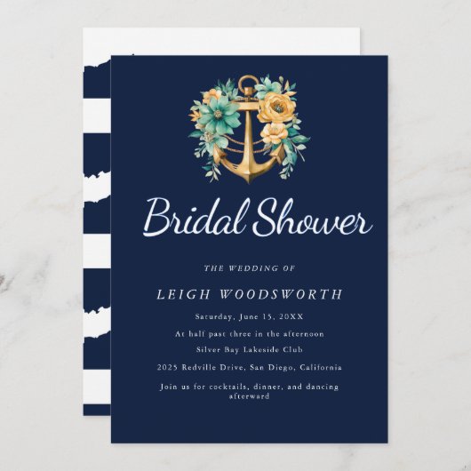 Einladung zur Blumenankermauer Sommerbrauendusche (Vorne/Hinten)