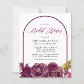 Einladung zur Blumendusche (Vorderseite)