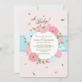 Einladung zur Blumendusche (Vorderseite)