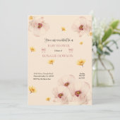 Einladung zur Blumendusche (Stehend Vorderseite)