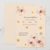 Einladung zur Blumendusche (Vorne/Hinten)