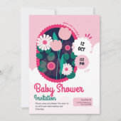 Einladung zur Blumendusche (Vorderseite)