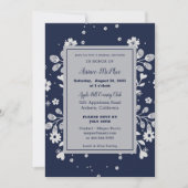 Einladung zur Blumendusche (Vorderseite)