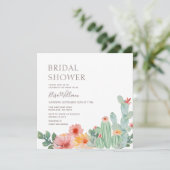 Einladung zur Blumendusche (Stehend Vorderseite)