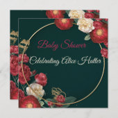 Einladung zur Blumendusche (Vorne/Hinten)