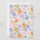 Einladung zur Blumendusche (Rückseite)