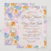 Einladung zur Blumendusche (Vorne/Hinten)