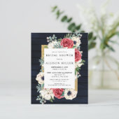 Einladung zur Blumendusche der Marine (Stehend Vorderseite)