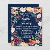 Einladung zur Blumendusche der Navy Fallen (Vorne/Hinten)