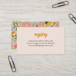 Einladung zur Blumendusche Einlage