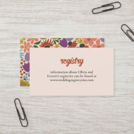 Einladung zur Blumendusche Einlage