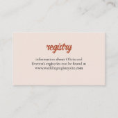 Einladung zur Blumendusche Einlage (Vorderseite)