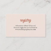 Einladung zur Blumendusche Einlage (Vorderseite)