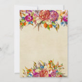 Einladung zur Blumendusche in der Liebe, (Rückseite)