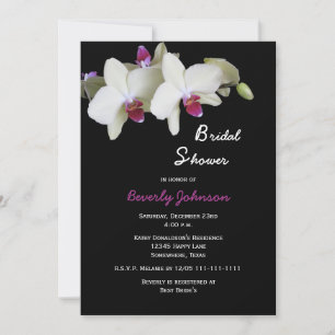 Einladung zur Blumendusche — Orchideen