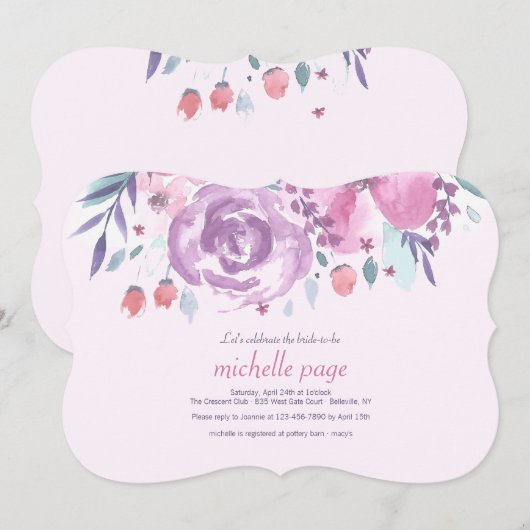 Einladung zur Blumenfeier (Vorne/Hinten)