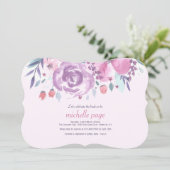 Einladung zur Blumenfeier (Stehend Vorderseite)