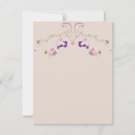 Einladung zur Blumengartenfeier (Vorderseite)