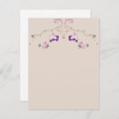 Einladung zur Blumengartenfeier (Vorne/Hinten)