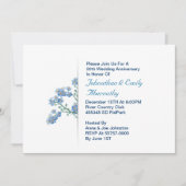 Einladung zur Blumenhochzeit (Vorderseite)