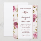 Einladung zur Blumenhochzeit (Vorne/Hinten)