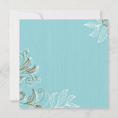 Einladung zur Blumenhochzeit (Rückseite)