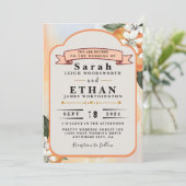 Einladung zur Blumenhochzeit (Stehend Vorderseite)