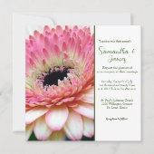 Einladung zur Blumenhochzeit (Vorderseite)