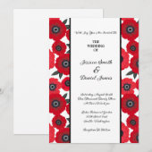 Einladung zur Blumenhochzeit (Vorne/Hinten)
