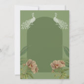 Einladung zur Blumenhochzeit (Rückseite)