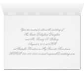 Einladung zur Blumenhochzeit (Innenansicht Horizontal (Unten))