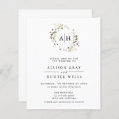 Einladung zur Blumenhochzeit (Vorne/Hinten)