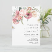 Einladung zur Blumenhochzeit | Annabeth (Stehend Vorderseite)