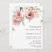 Einladung zur Blumenhochzeit | Annabeth (Vorne/Hinten)