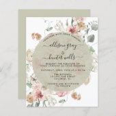 Einladung zur Blumenhochzeit | Annabeth (Vorne/Hinten)