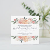 Einladung zur Blumenhochzeit im Sommer | Platz (Stehend Vorderseite)