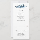 Einladung zur Blumenhochzeit in Indien, beigefügt (Rückseite)