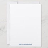 Einladung zur Blumenkaskade (Rückseite)