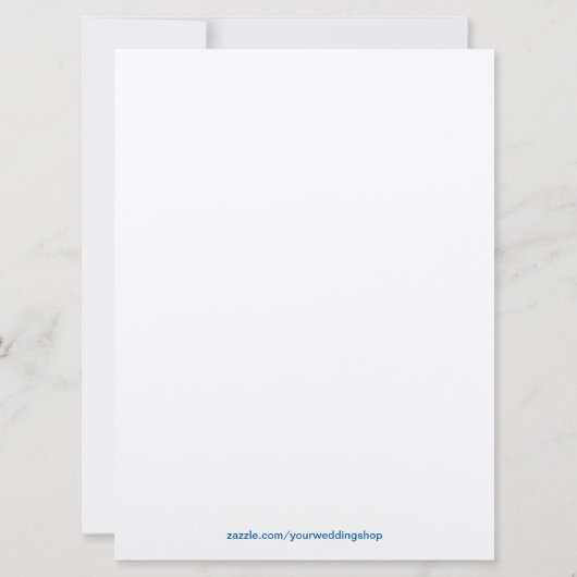 Einladung zur Blumenkaskade (Rückseite)