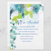 Einladung zur Blumenkaskade (Vorne/Hinten)