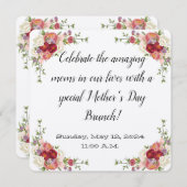 Einladung zur Blumenmutter am Muttertag (Vorne/Hinten)