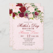 Einladung zur Blumenmutter am Muttertag (Vorne/Hinten)