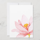 Einladung zur Blumenstuhlfeier für Wasserfarben. (Rückseite)