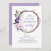 Einladung zur Blumenzucht in Lavendel (Vorne/Hinten)